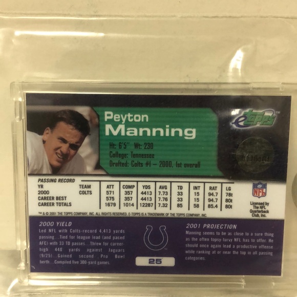 Peyton Manning Indianapolis Colts - Picture 4 of 4